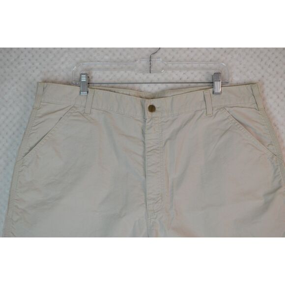 Carhartt Men's 40 Khaki High Rise Shorts - Picture 2 of 12